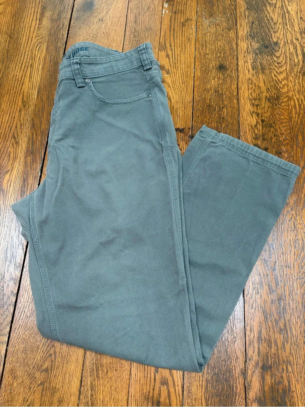 Duluth Trading Co Gunmetal Grey / Gray Men's Work Pants 36x32